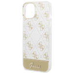 Guess GUHCP14SHG4MHG iPhone 14 / 15 / 13 6.1" gold hardcase 4G Pattern Script - imagine 6