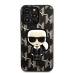 Karl Lagerfeld KLHCP13XPMNIKBK iPhone 13 Pro Max 6,7" hardcase black Monogram Ikonik Patch - imagine 3