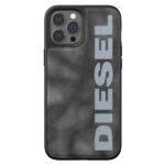 Diesel Moulded Case Bleached DenimiPhone 12/12 Pro szaro-biały/grey-white 44297 - imagine 2