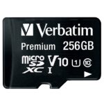Verbatim 256GB microSDXC Card V10 + Adapter black 44087 - imagine 2