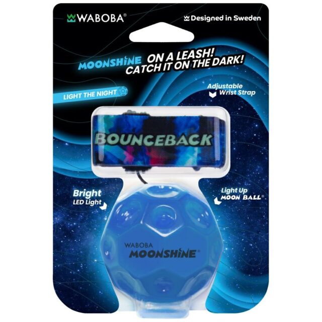 Waboba LED Bounceback Throwing Ball on a cord (Product in several colors – random shipment) - imagine 7