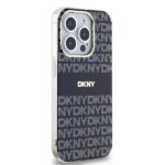 DKNY DKHMP13LHRHSEK iPhone 13 Pro / 13 6.1 inch black hardcase IML Mono & Stripe MagSafe - imagine 4