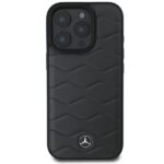 Mercedes MEHCP16X23RWRSA iPhone 16 Pro Max 6.9" antracite grey hardcase MB Waves Leath - imagine 3