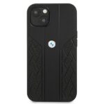 BMW BMHCP13SRSPPK iPhone 13 mini 5,4" black hardcase Leather Curve Perforate - imagine 3