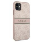 Guess GUHCN614GDPI iPhone 11 6,1"/ Xr pink hardcase 4G Stripe - imagine 4