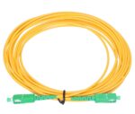 Extralink SC/APC-SC/APC | Patchcord | Single mode, Simplex, G.657A2, 3mm, 3m - imagine 2