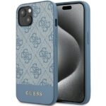 Guess GUHCP15SG4GLBL iPhone 15 / 14 / 13 6.1" blue hardcase 4G Stripe Collection