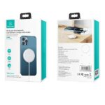 USAMS Inductive Charger US-CD160 magnetic W2 15W aluminum iPhone 12 series silver CD160DZ01 - imagine 9