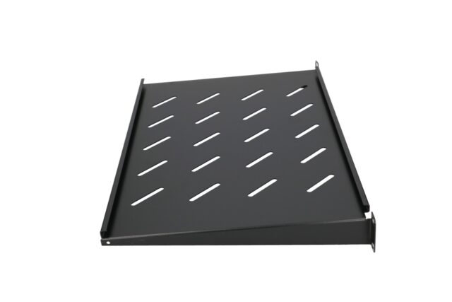 Extralink 1U 300mm Black | Shelf | 19", for wall cabinets - imagine 3
