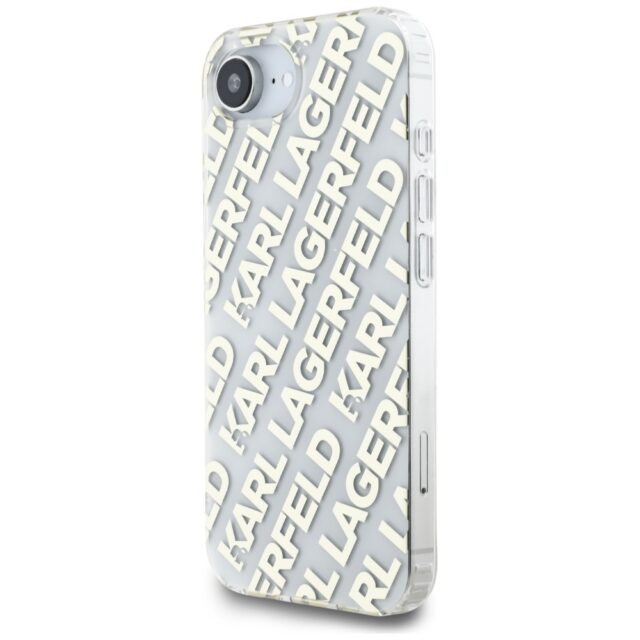 Case Karl Lagerfeld IML Repeat Logo for iPhone 16e gold - imagine 2