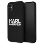 Karl Lagerfeld KLHCN61SLKLRBK iPhone 11 6,1" / Xr Silicone Stack Logo black
