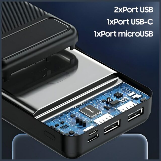 AWEI PowerBank P6K 20000mAh black 2xUSB/Micro-USB - imagine 6