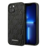 Karl Lagerfeld KLHCP13MMNMP1K iPhone 13/ 14 / 15 6,1" hardcase black Monogram Plaque