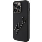 Karl Lagerfeld KLHCP15XSKSBMCK iPhone 15 Pro Max 6.7" black hardcase Silicone Karl Script - imagine 2