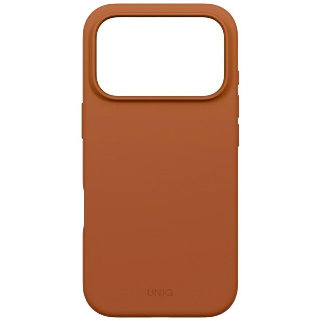 UNIQ Lino Case for iPhone 17 Pro Magclick Charging Orange - imagine 3