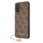 Guess GUHCA32GF4GBR A326 A32 5G brown hard case 4G Charms Collection - imagine 2