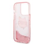 Karl Lagerfeld KLHCP14XLNCHCP iPhone 14 Pro Max 6,7" pink hardcase Glitter Choupette Head - imagine 7