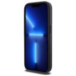 DKNY DKHMP15LPGHLME iPhone 15 Pro 6.1" beige hardcase Grained Metal Logo MagSafe - imagine 5