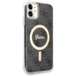 Guess GUHMN61H4STK iPhone 11 6.1" black hardcase 4G MagSafe - imagine 3