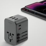 ENERGEA Wall Charger 3xUSB + 2xUSB-C PD-PPS-QC 3.0 35.5W 3A2C 4-in-1 Adapter US/AU/EU/UK Gunmetal Tr - imagine 6