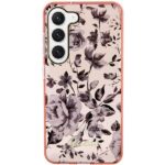 Guess GUHCS23MHCFWSP S23+ S916 pink hardcase Flower Collection - imagine 3