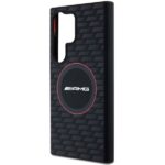 AMG AMHMS24L23SMRK S24 Ultra S928 black hardcase with Silicone Carbon Pattern and MagSafe - imagine 6