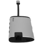 Verbatim USB-C Hub Adapter - USB-C/3xUSB-A 3.0/HDMI/Ethernet/SD/microSD aluminum 49142 - imagine 2