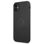 BMW BMHCN61REELK iPhone 11 / Xr 6.1" case black hardcase Leather Emboss - imagine 2