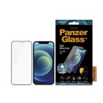PanzerGlass E2E Super+ iPhone 12 MiniCase Friendly AntiBacterial MicroFracture  black