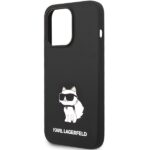 Karl Lagerfeld KLHMP14XSNCHBCK iPhone 14 Pro Max 6,7" hardcase black Silicone Choupette MagSaf - imagine 6