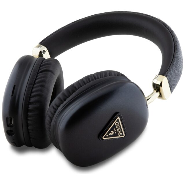 Headphones  Guess Bluetooth 5.3 4G Triangle Logo black - imagine 2
