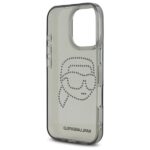 Karl Lagerfeld KLHCP16XHKHDCELK iPhone 16 Pro Max 6.9" black hardcase IML Rhinestones Karl Head - imagine 7