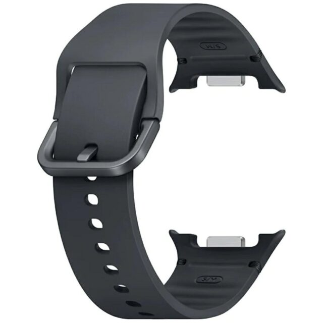 Band Samsung Sport for Galaxy Watch8 / Watch8 Classic (S/M) dark gray - imagine 3