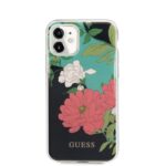Guess GUHCN61IMLFL01 iPhone 11 6,1" / Xr black N°1 Flower Collection - imagine 3