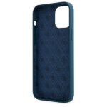 Guess GUHCP12LLSLMGBL iPhone 12 Pro Max 6,7" blue hardcase Metal Logo Script - imagine 7