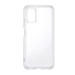 Case Samsung EF-QA038TT A03s A038 Soft Clear Cover Transparent - imagine 4