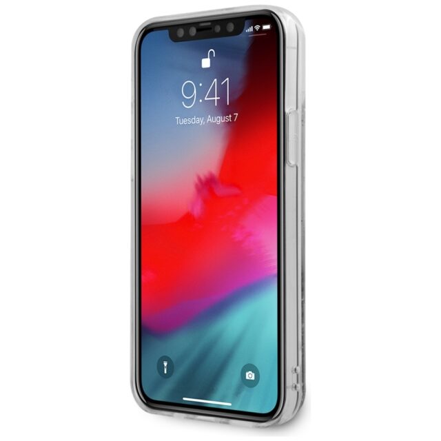 Guess GUHCP12SLG4GSLG iPhone 12 mini 5,4" gold hardcase 4G Liquid Glitter - imagine 3