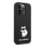 Karl Lagerfeld KLHCP14XSNCHBCK iPhone 14 Pro Max 6,7" hardcase black Silicone Choupette - imagine 4