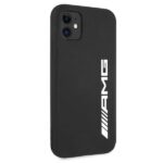 AMG AMHCN61SGLBGN iPhone 11 6,1" black hardcase Silicone Big Logo - imagine 4