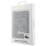 Guess Wallet Card Slot Stand GUWMSHG4SHW brown MagSafe 4G Classic Logo - imagine 5