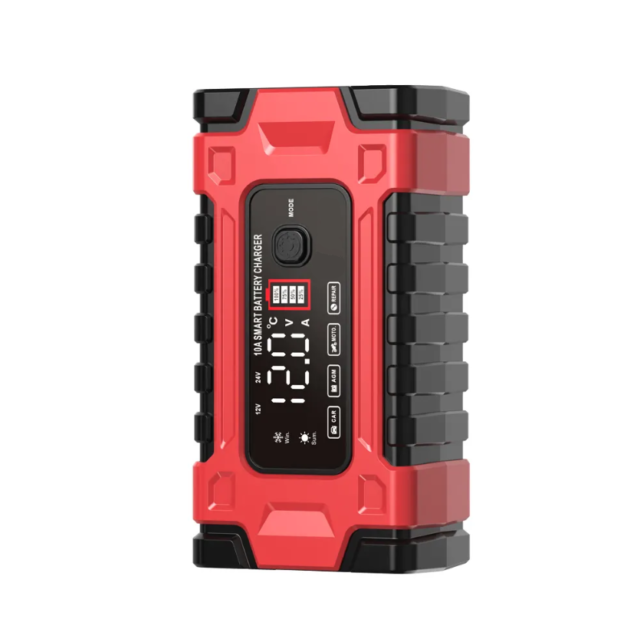 Extralink Automatic Charger for 12/24V Battery 10A - imagine 2