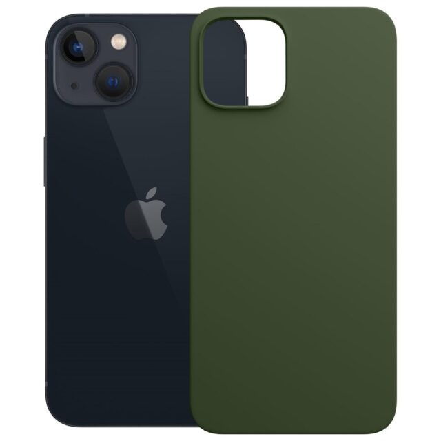 3MK Hardy MagSilicone Case for Apple iPhone 15 Dark Green - imagine 6