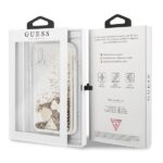 Guess GUHCPXGLHFLGO iPhone X/Xs gold hard case Glitter Hearts - imagine 7