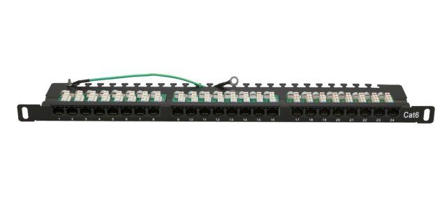 Extralink CAT6 UTP 0.5U | Patchpanel | 24 port - imagine 3