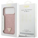 Case Guess Rhinestone Triangle Logo for iPhone 17 Pro Max pink - imagine 8