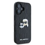 Karl Lagerfeld KLHCP16MPGKLKCPK iPhone 16 Plus 6.7" black hardcase Monogram Karl&Chaoupette He - imagine 4