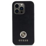 Guess GUHCP14LPS4DGPK iPhone 14 Pro 6.1" black hardcase Strass Metal Logo - imagine 3