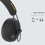 AWEI A800BL Bluetooth on-ear headphones black - imagine 3