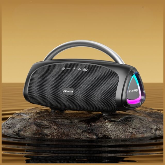 Wireless speaker AWEI KA39 100W Bluetooth 5.3 portable external black - imagine 8