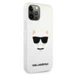 Karl Lagerfeld KLHCP12LSLCHWH iPhone 12 Pro Max 6,7" hardcase white Silicone Choupette - imagine 4